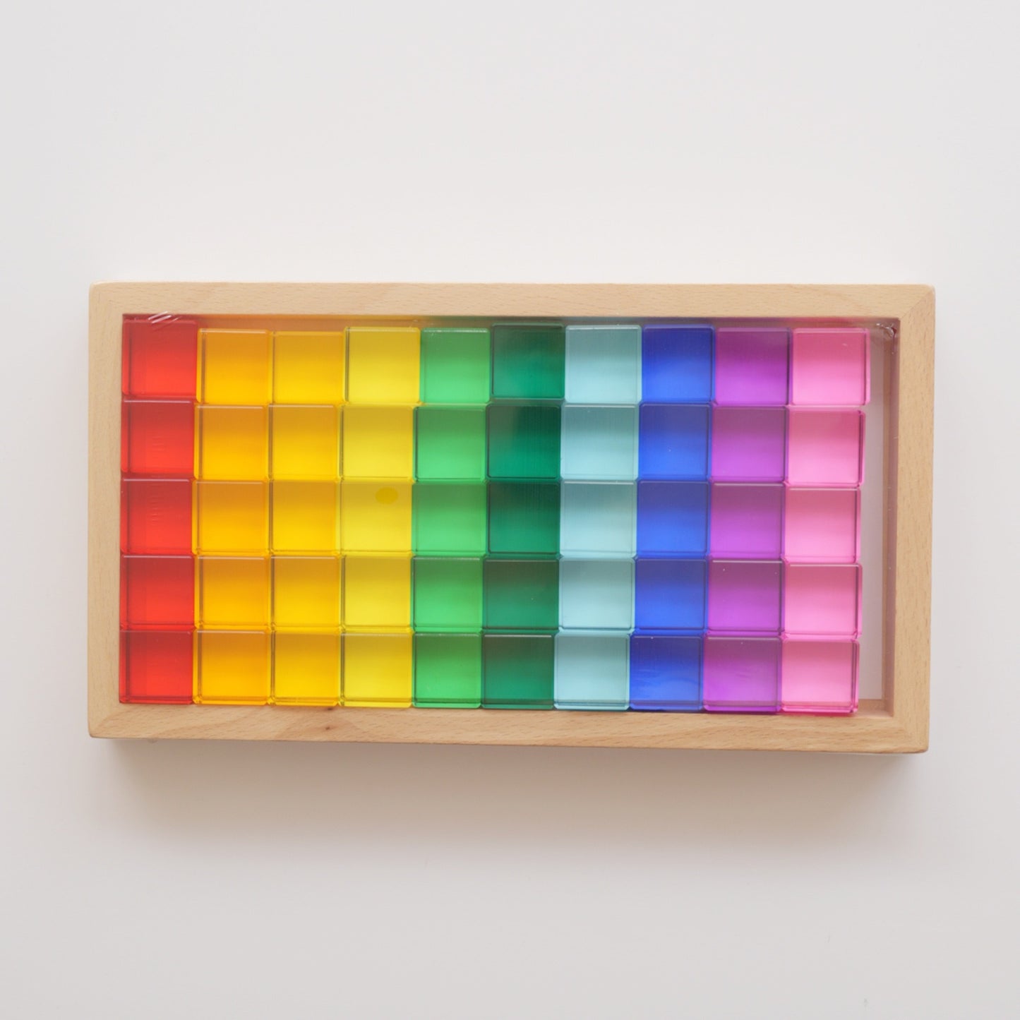 彩虹亞克力寶石積木 Rainbow Acrylic Gem Cubes Blocks