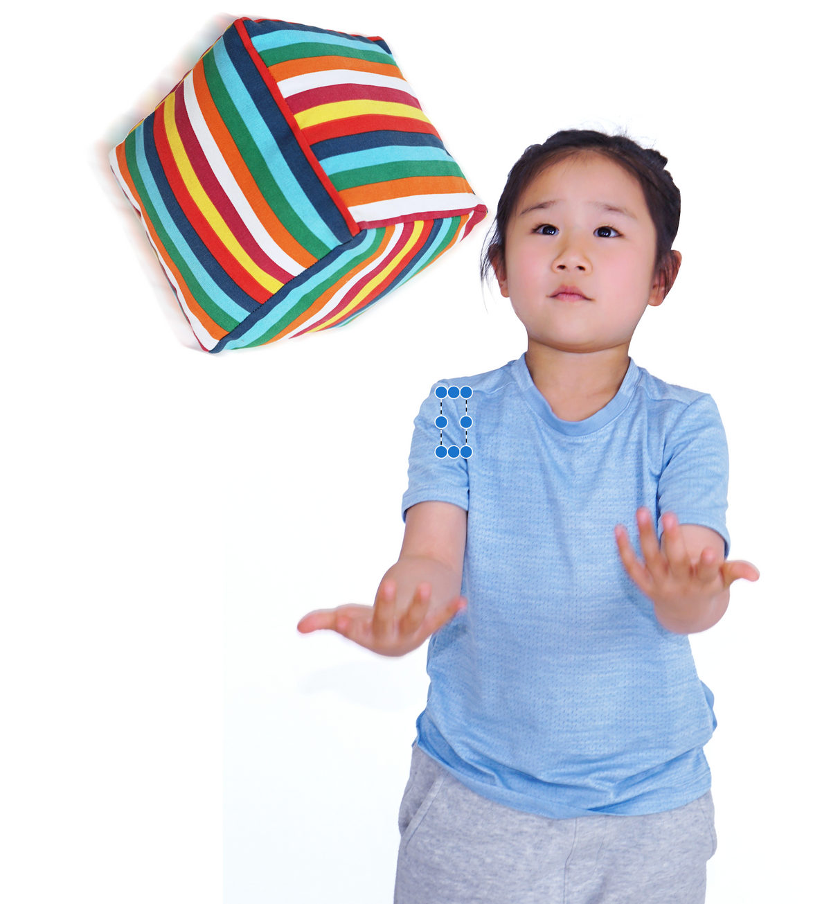 Grampus 巨人豆袋 20×20×20cm Giant Rainbow Bean Bag