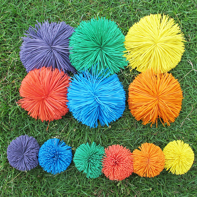 矽膠絲觸感橡筋球(小號6隻裝)Silicone Koosh Sensory Ball Set of 6