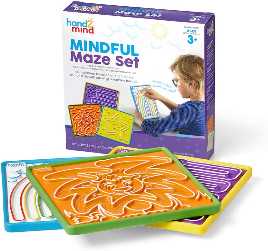 hand2mind 正念迷宮板 Mindful Maze Boards