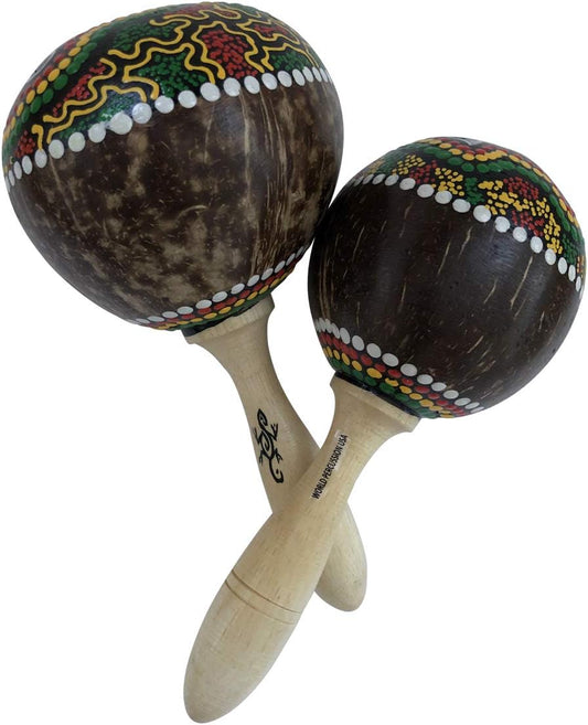 印尼手工椰殼沙鈴 Indonesian Coconut Maracas