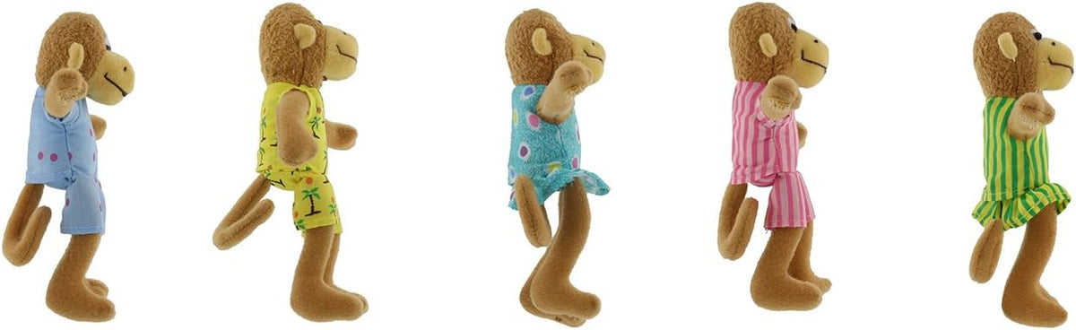 五隻小猴子指偶 Five Little Monkeys Finger Puppet Set