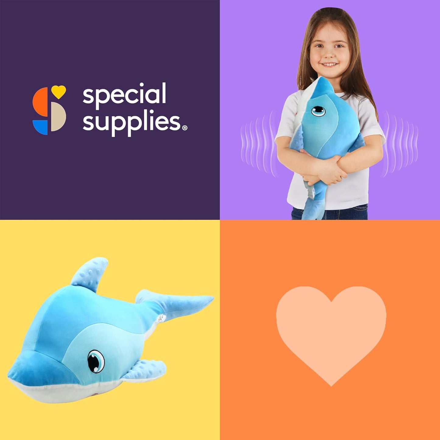 振動毛公仔(鯨魚) Special Supplies Vibrating Pillow (Whale)