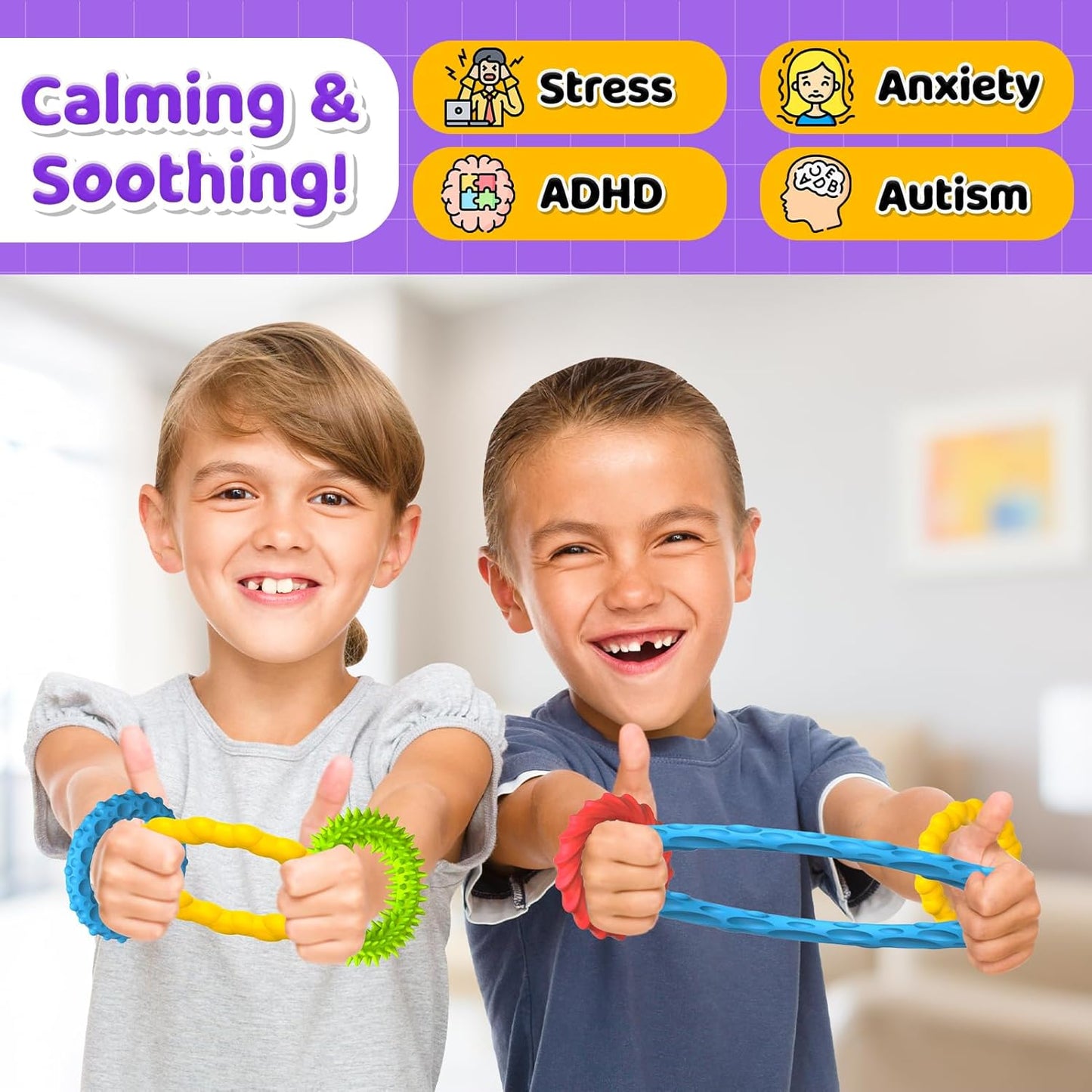 拉伸觸覺手環 Stretchy Sensory Bracelets