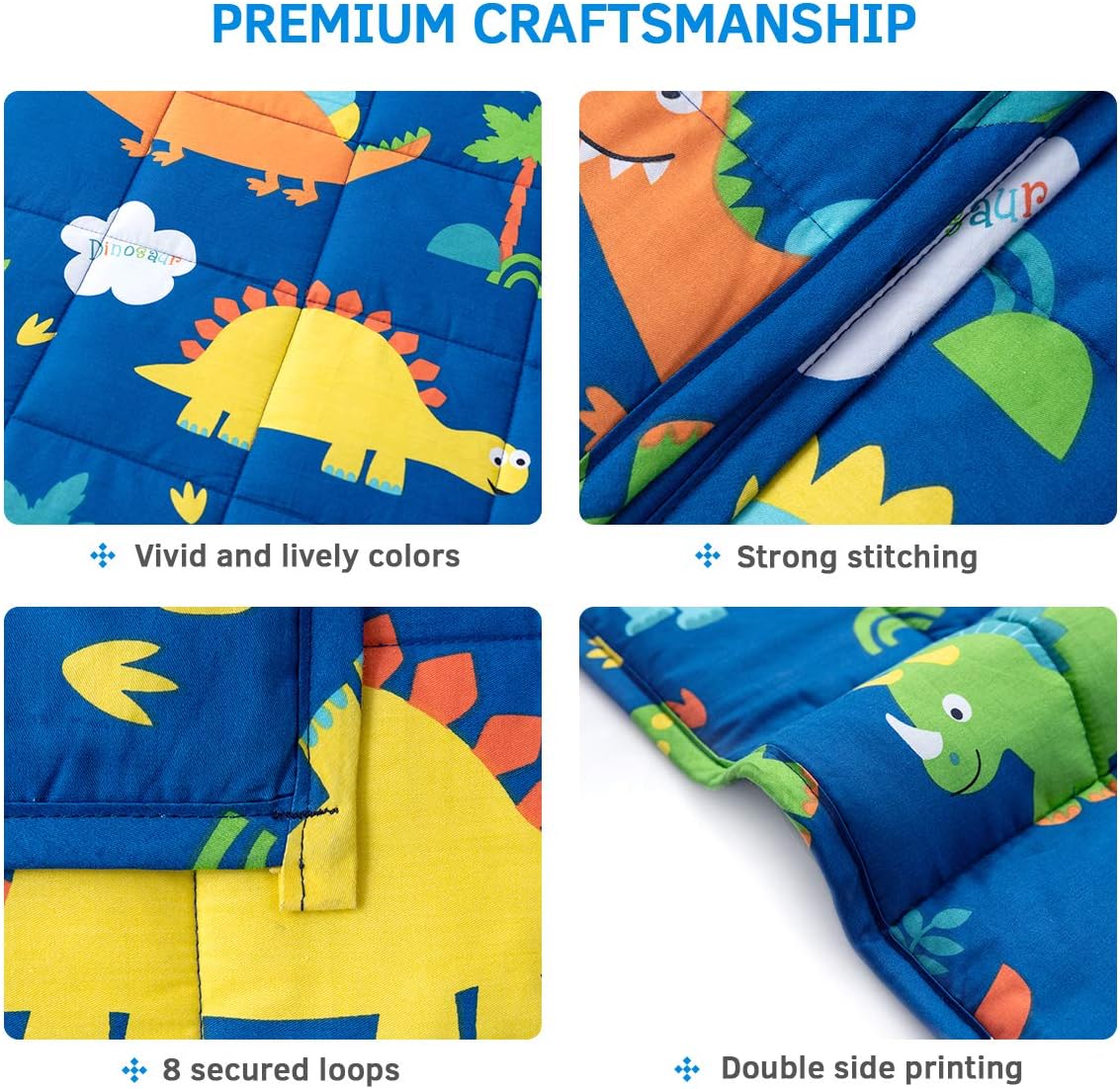Mr. Sandman 恐龍公園加壓被系列 Dinosaur Park Weighted Blanket Series