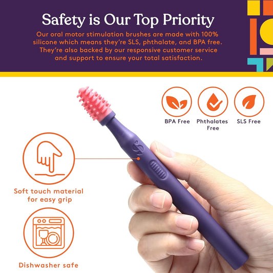 Special Supplies 口腔感知按摩刷 6支組 Sensory Mouth Brushes – 6 Pack