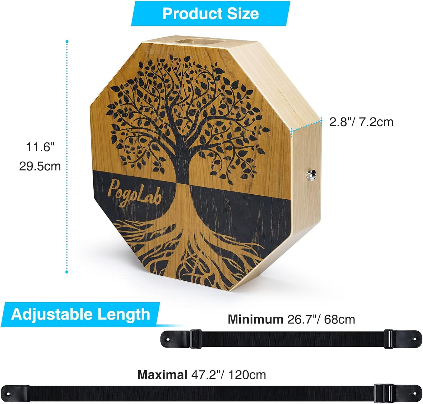 POGOLAB 雙音色箱鼓 Two-Tone Cajon
