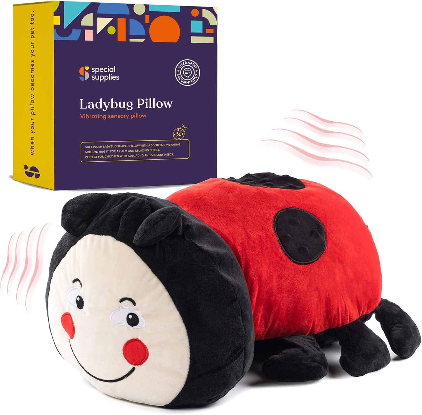 振動毛公仔(小甲蟲) Special Supplies Vibrating Pillow (ladybug)