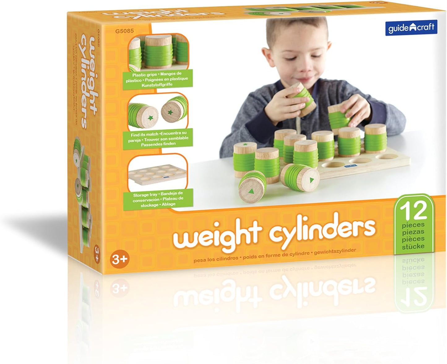 Guidecraft 重量筒配對遊戲 Weight Cylinders