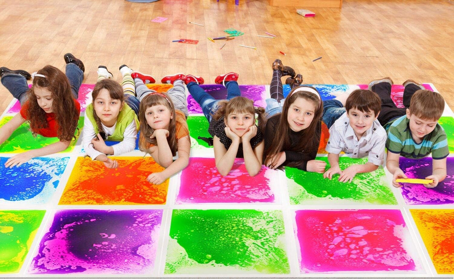 Art3d 液體感統地墊 30x30cm四片裝 Liquid Sensory Tiles 30x30cm 4-Pack