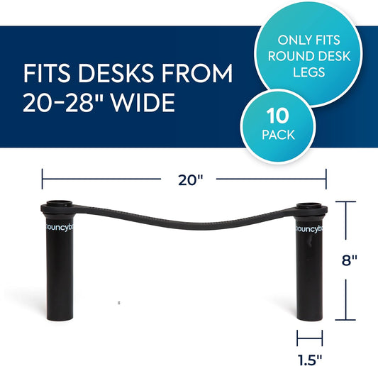 Bouncyband 彈力桌腳帶 10組入 Desk Bands 10PCS