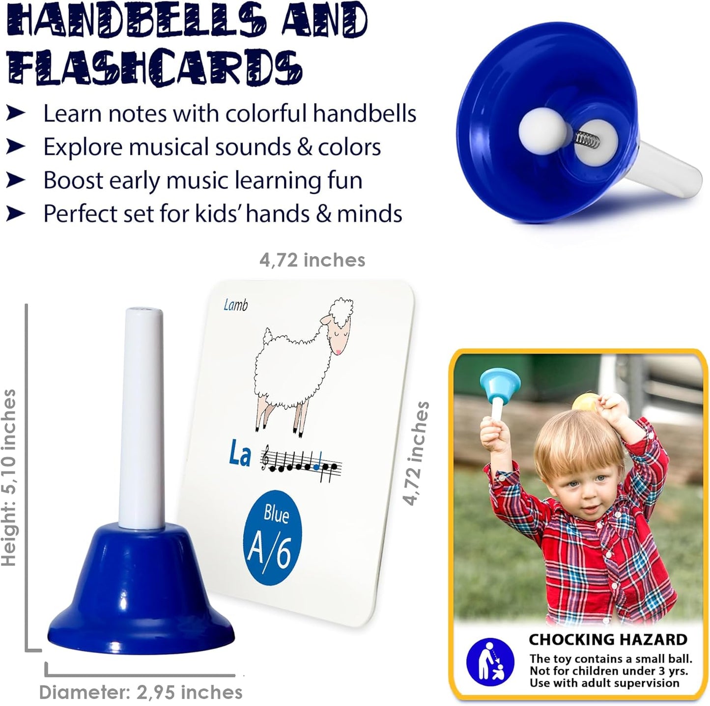 MiniArtis 兒童手搖鈴套裝 Kids Hand Bells Set