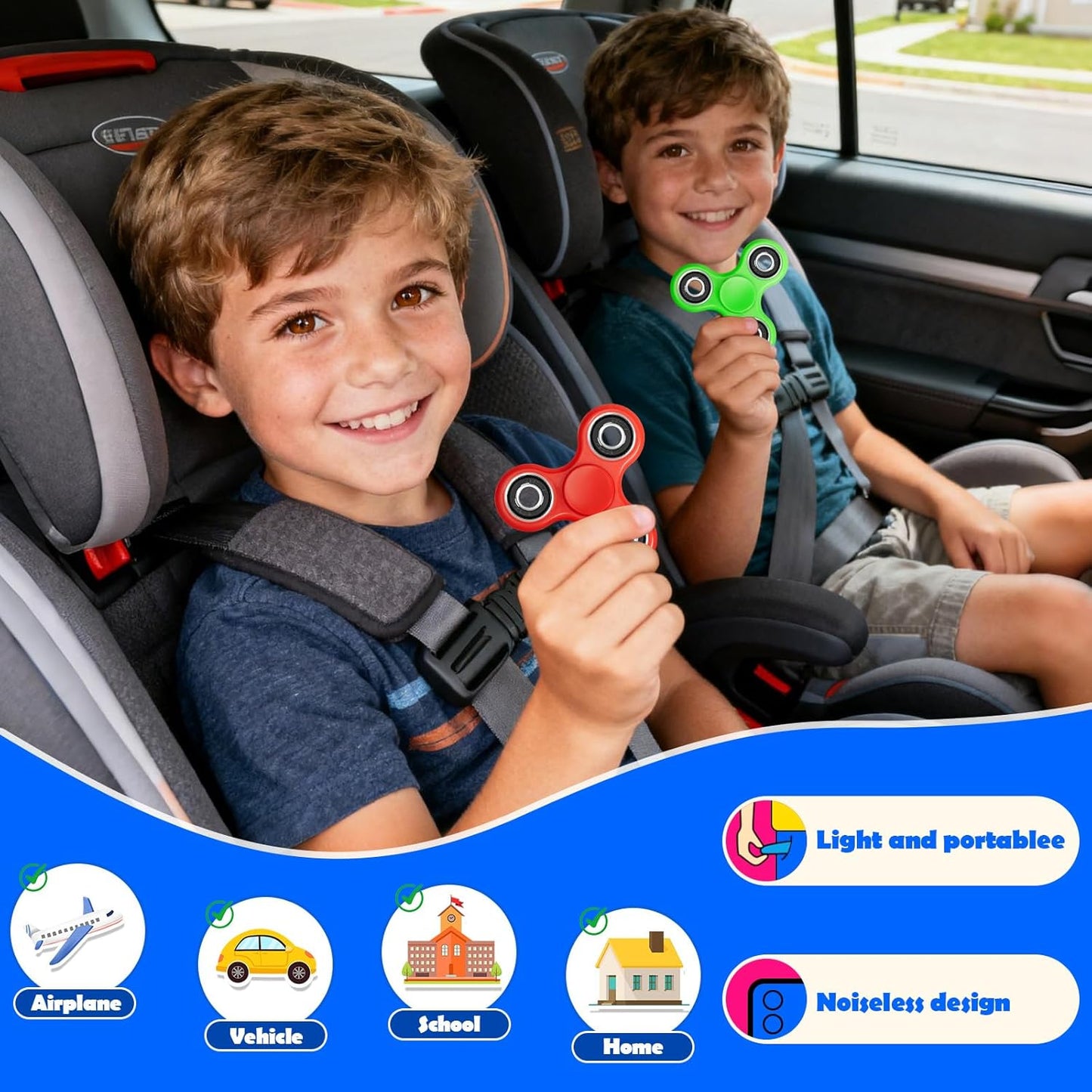 指尖陀螺5件組 Fidget Spinners 5-Pack