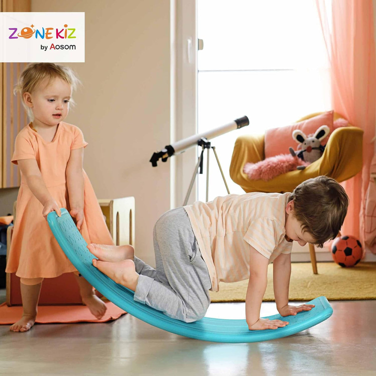 兒童平衡曲面板 92×28cm Kids Curvy Balance Board