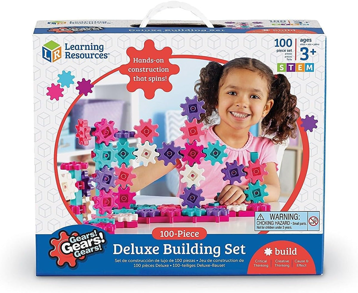 Learning Resources 齒輪創建組100件豪華版 Gears! Gears! Gears! 100-Piece Deluxe