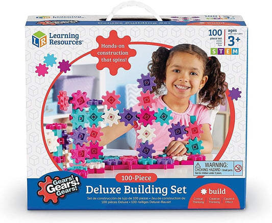 Learning Resources 齒輪創建組100件豪華版 Gears! Gears! Gears! 100-Piece Deluxe Set