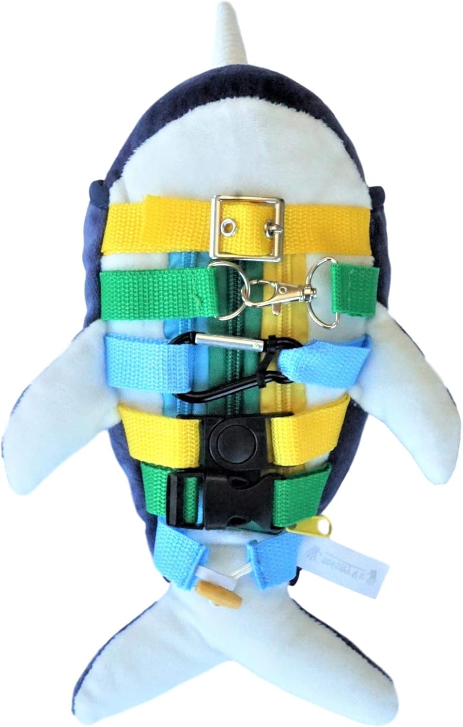 SENSORY4U 獨角鯨扣鈕感統玩偶 Narwhal Buckle Buddy