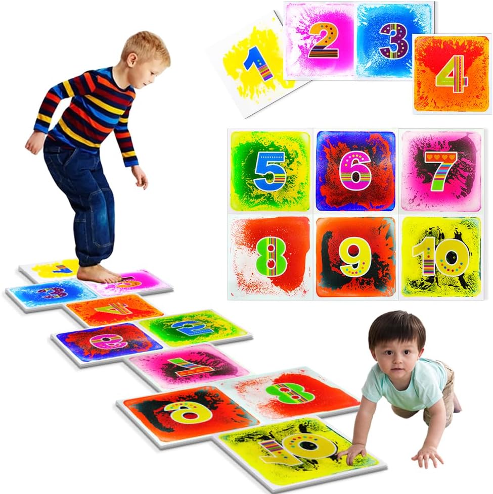 數字感統地墊10入組 30x30CM Number Sensory Mats 10-Pack