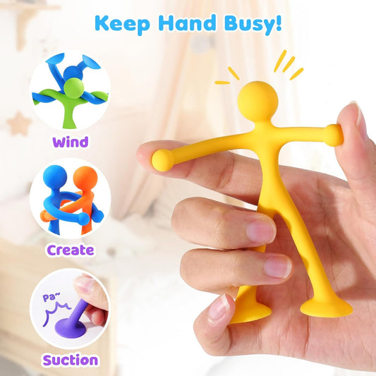 LESONG 靜音柔韌感統玩具 12入組 Quiet Bendable Fidget Toys