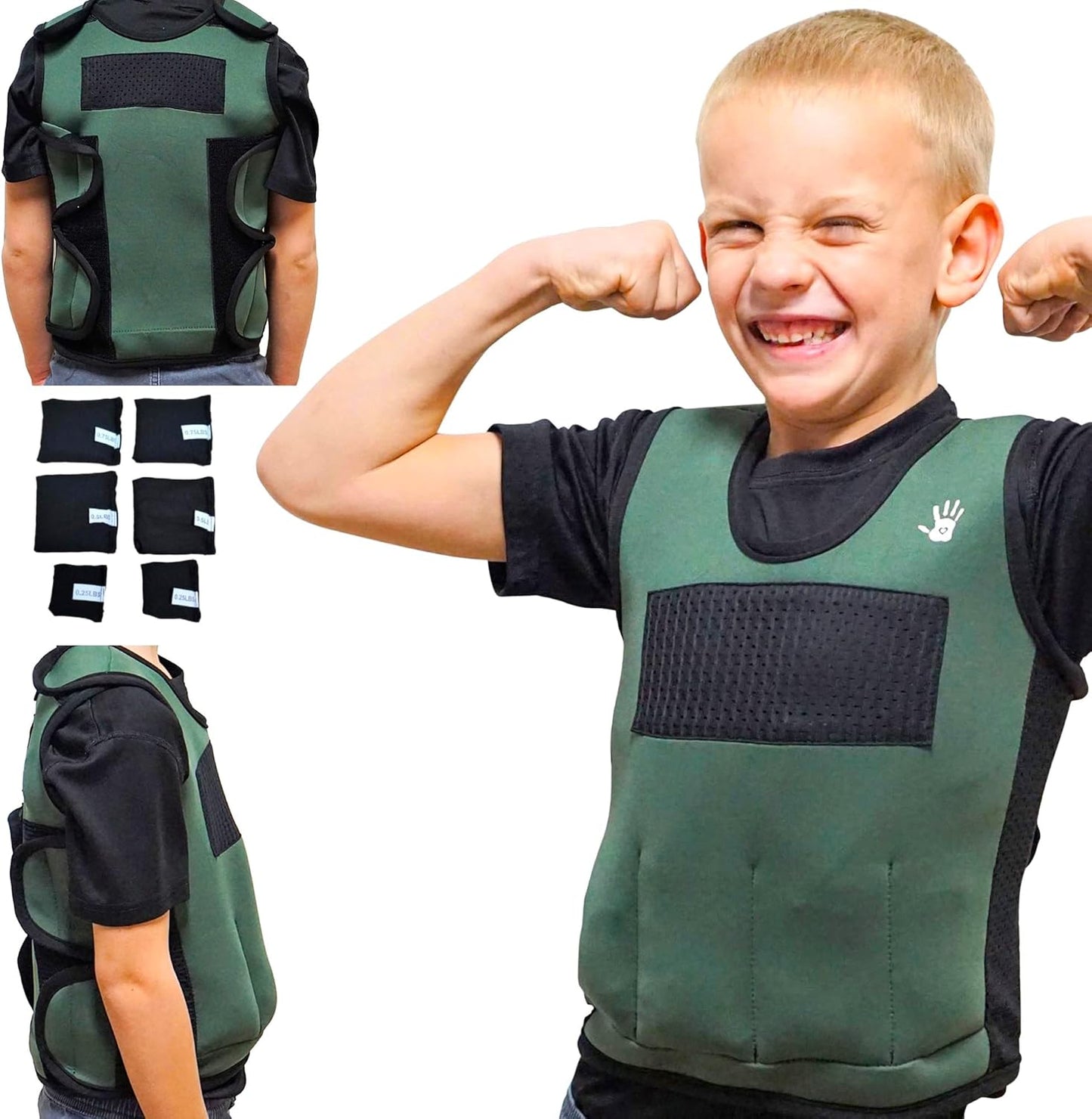 SENSORY4U 兒童加壓背心 中碼 Weighted Vest For Kids Medium