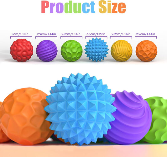 矽膠磁力感官解壓球套裝 Silicone Magnetic Sensory Fidget Balls Set