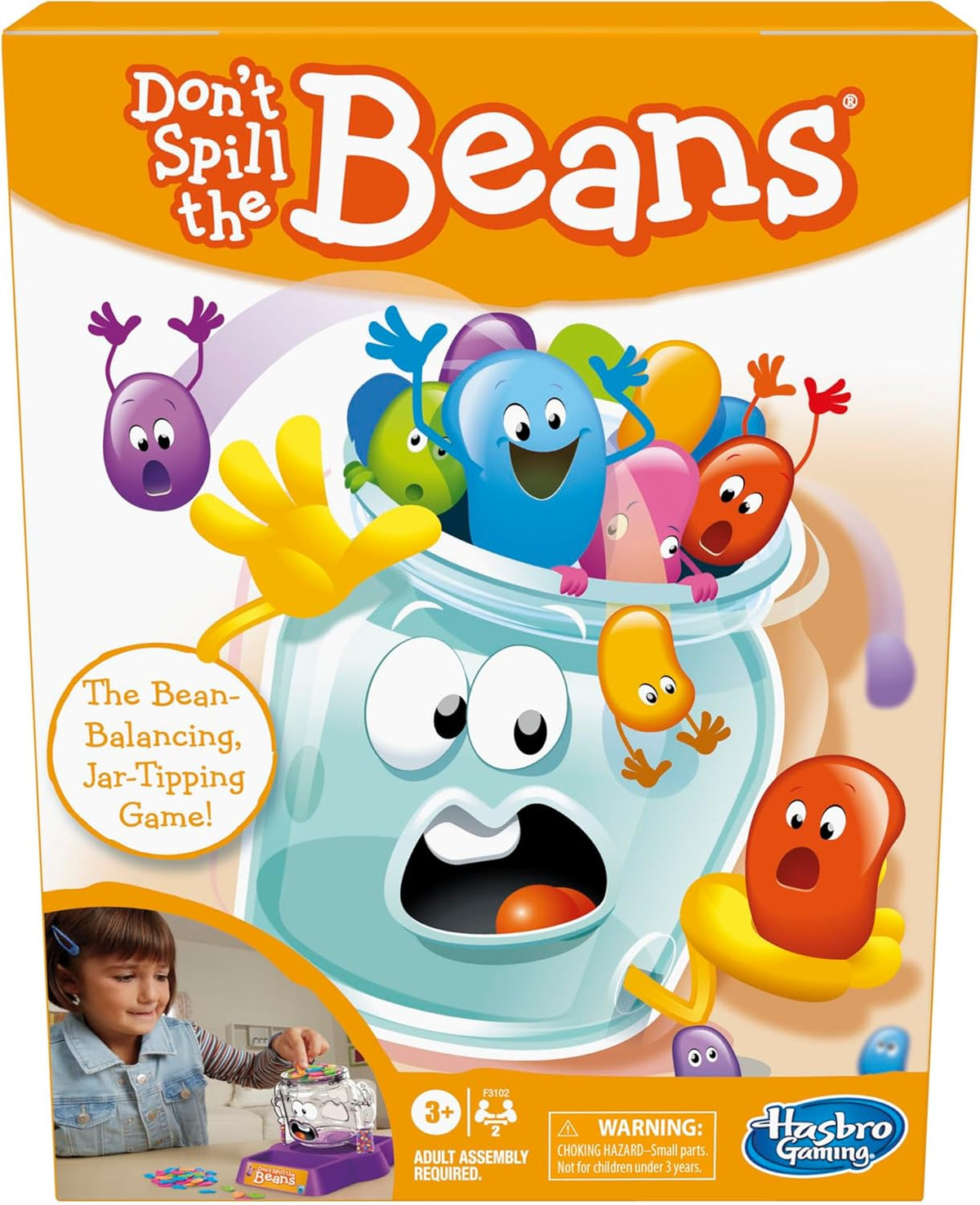 Hasbro Gaming 豆豆不倒翁 Don't Spill The Beans