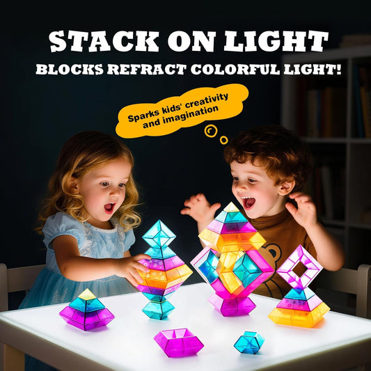 透光積木套裝 30片 Light Table Building Block Sets 30PCS