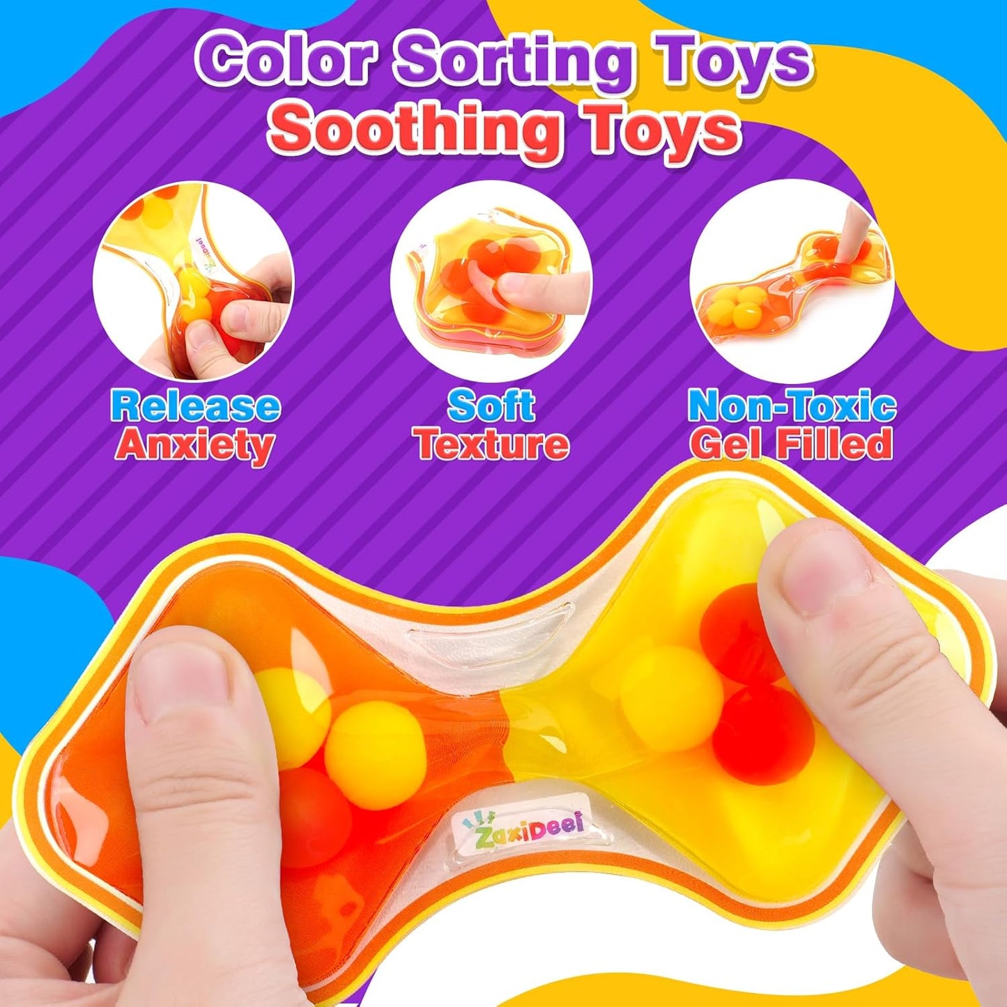 感統擠壓玩具 4件裝 Squeeze Sensory Toys 4-Pack