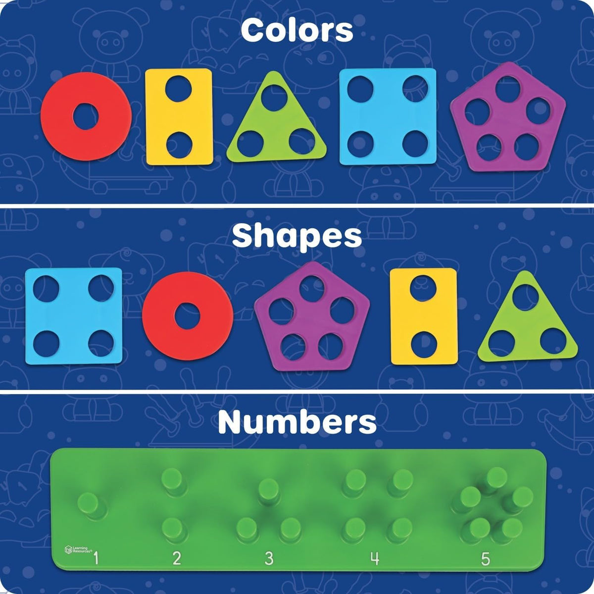 Learning Resources 形狀花園堆疊組 Stacking Shapes Garden