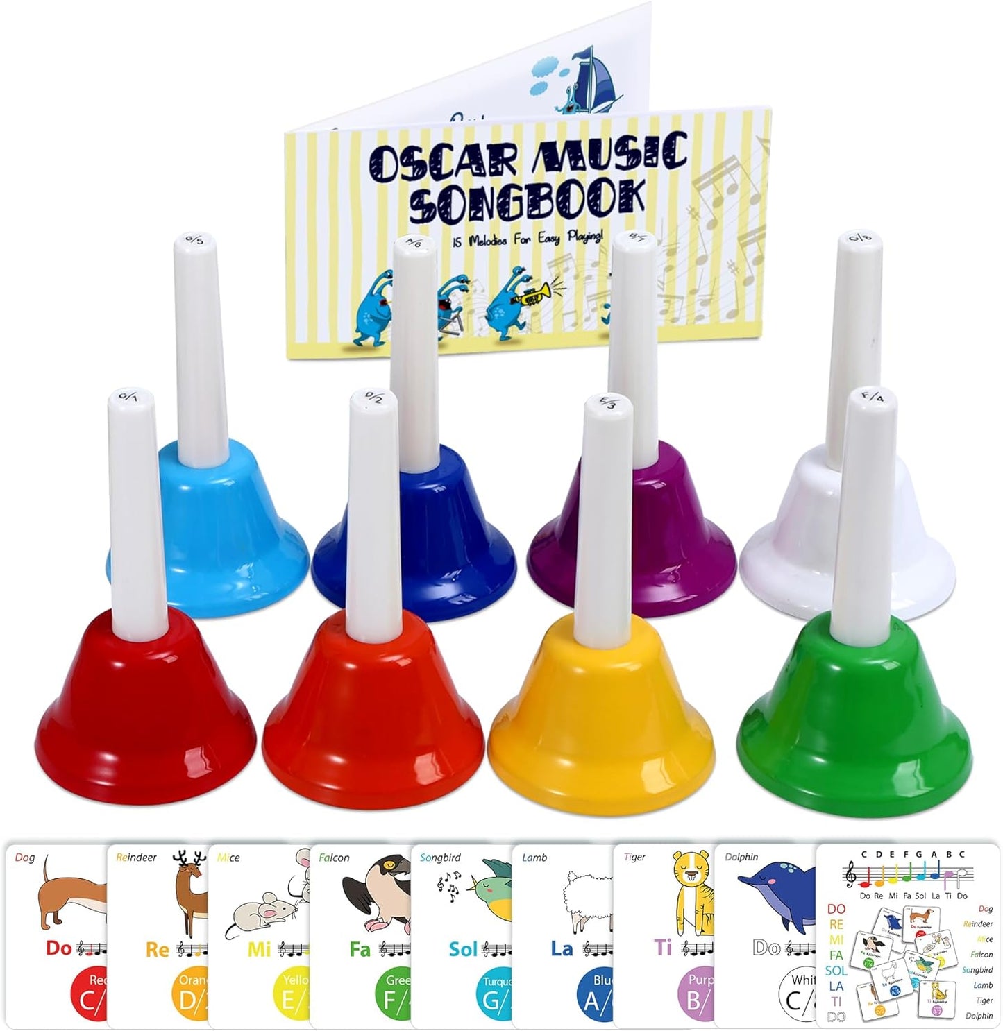 MiniArtis 兒童手搖鈴套裝 Kids Hand Bells Set