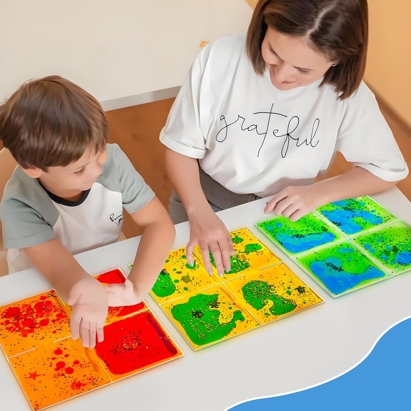 海洋感統軟膠地墊9入組 Ocean Sensory Gel Tiles|9-Pack