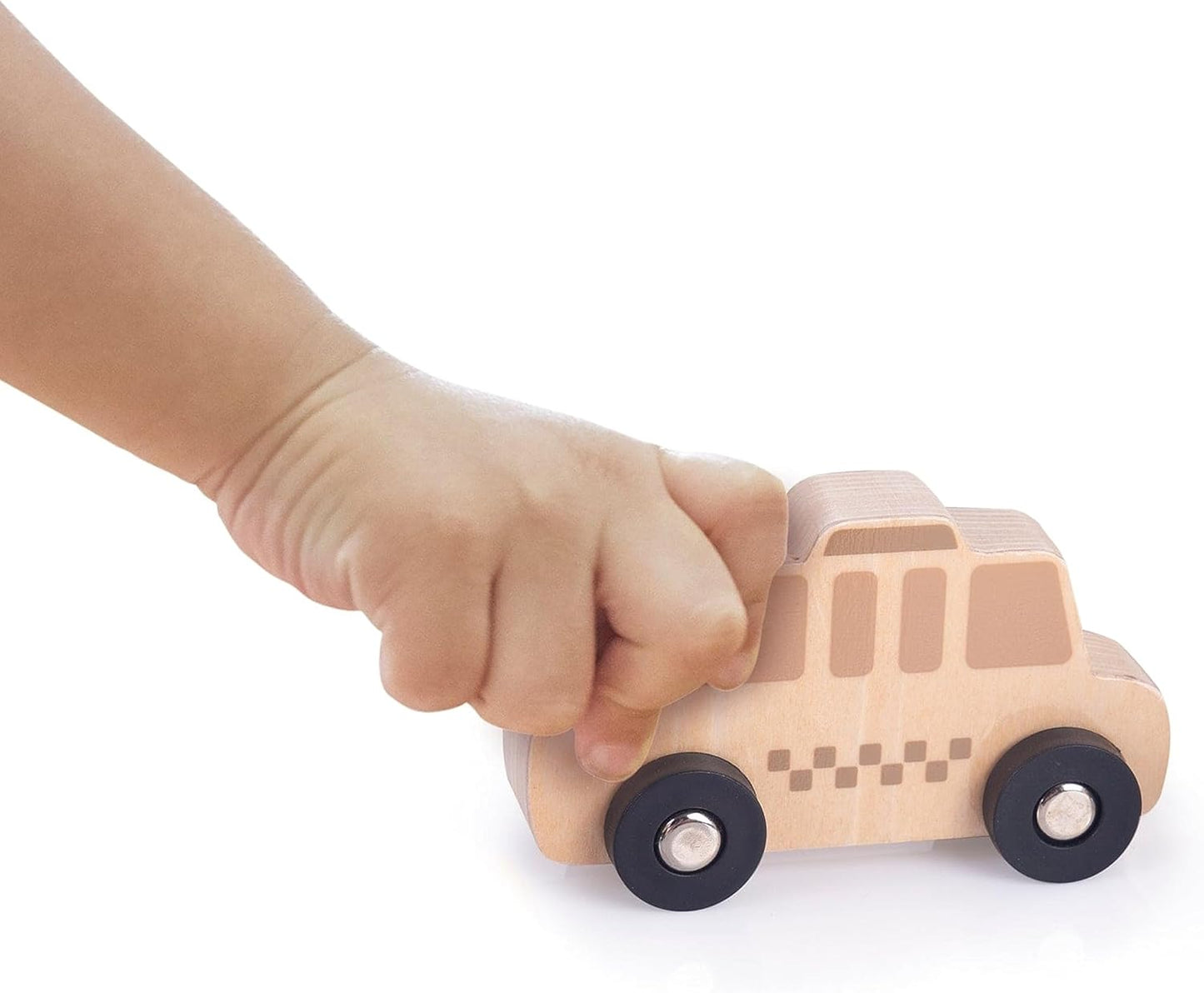 Guidecraft 迷你木製卡車套裝(10件組)- 幼兒玩具車系列 Mini Wooden Trucks - Set of 10 | Toddler Toy Vehicles