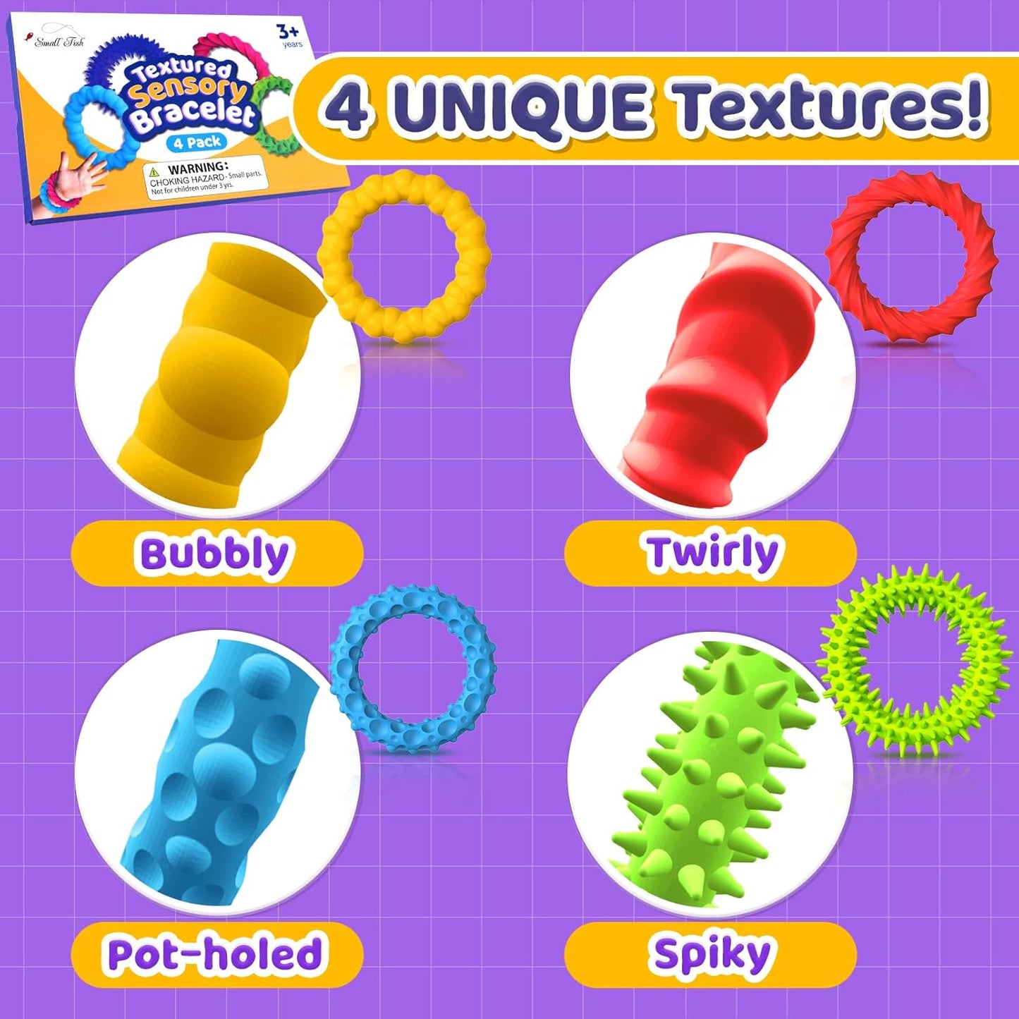 拉伸觸覺手環 Stretchy Sensory Bracelets