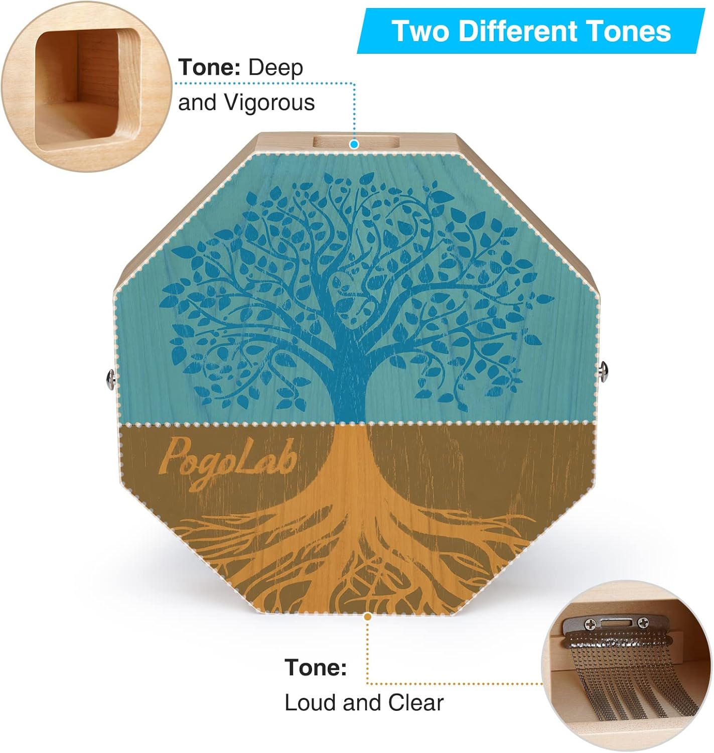 POGOLAB 雙音色箱鼓 Two-Tone Cajon