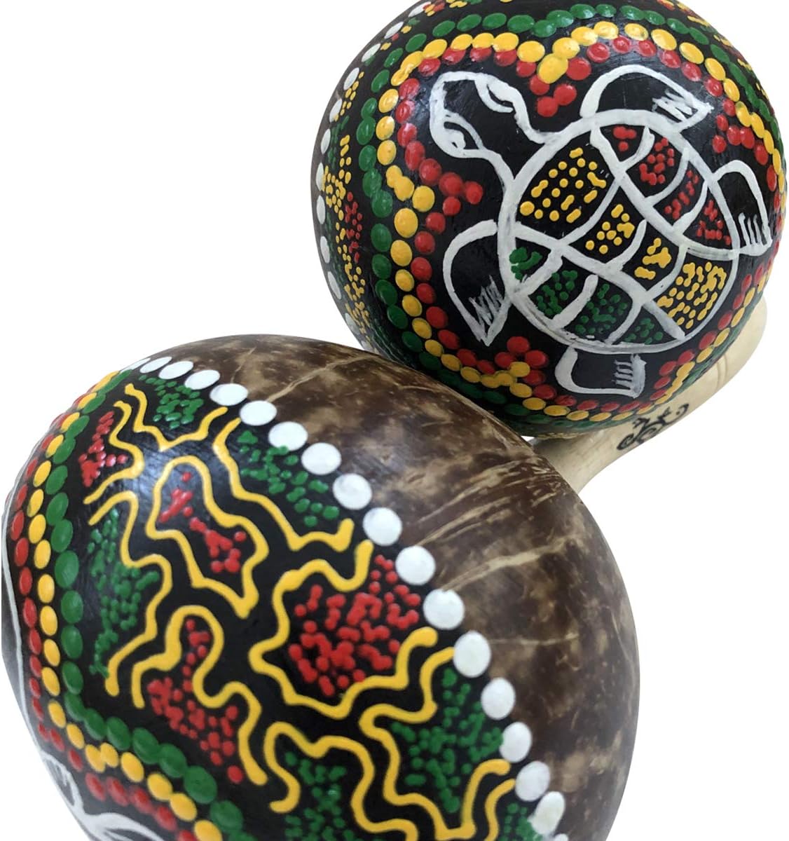印尼手工椰殼沙鈴 Indonesian Coconut Maracas