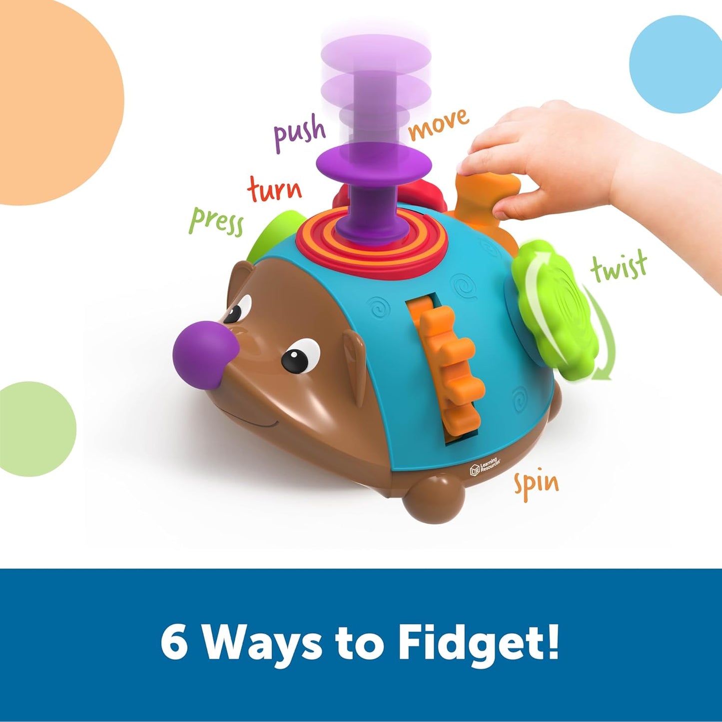 Learning Resources 刺蝟小尖峰安撫夥伴 Spike Fidget Friend
