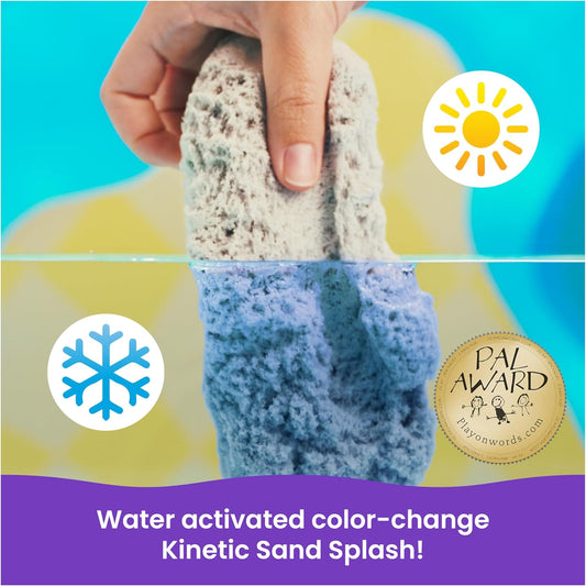 美國Kinetic Sand Splash Starter Case 變色玩沙組