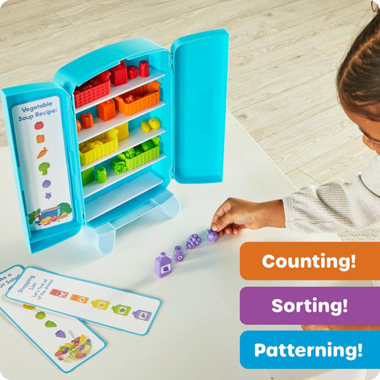 Learning Resources 迷你冰箱食物分類組 Sorting Snacks Mini Fridge