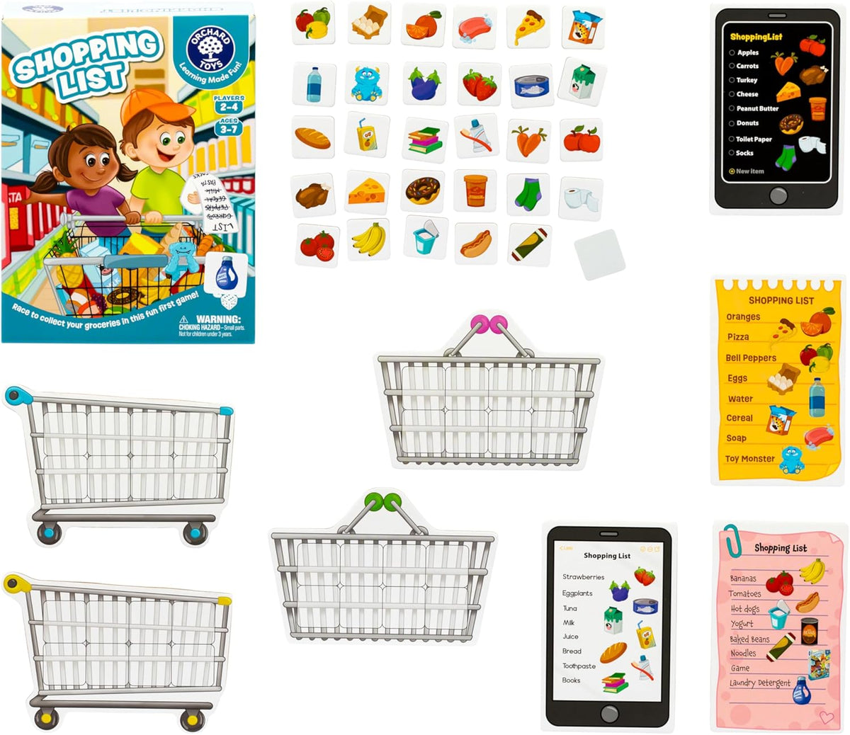 ORCHARD TOYS 購物清單記憶遊戲 Shopping List Game