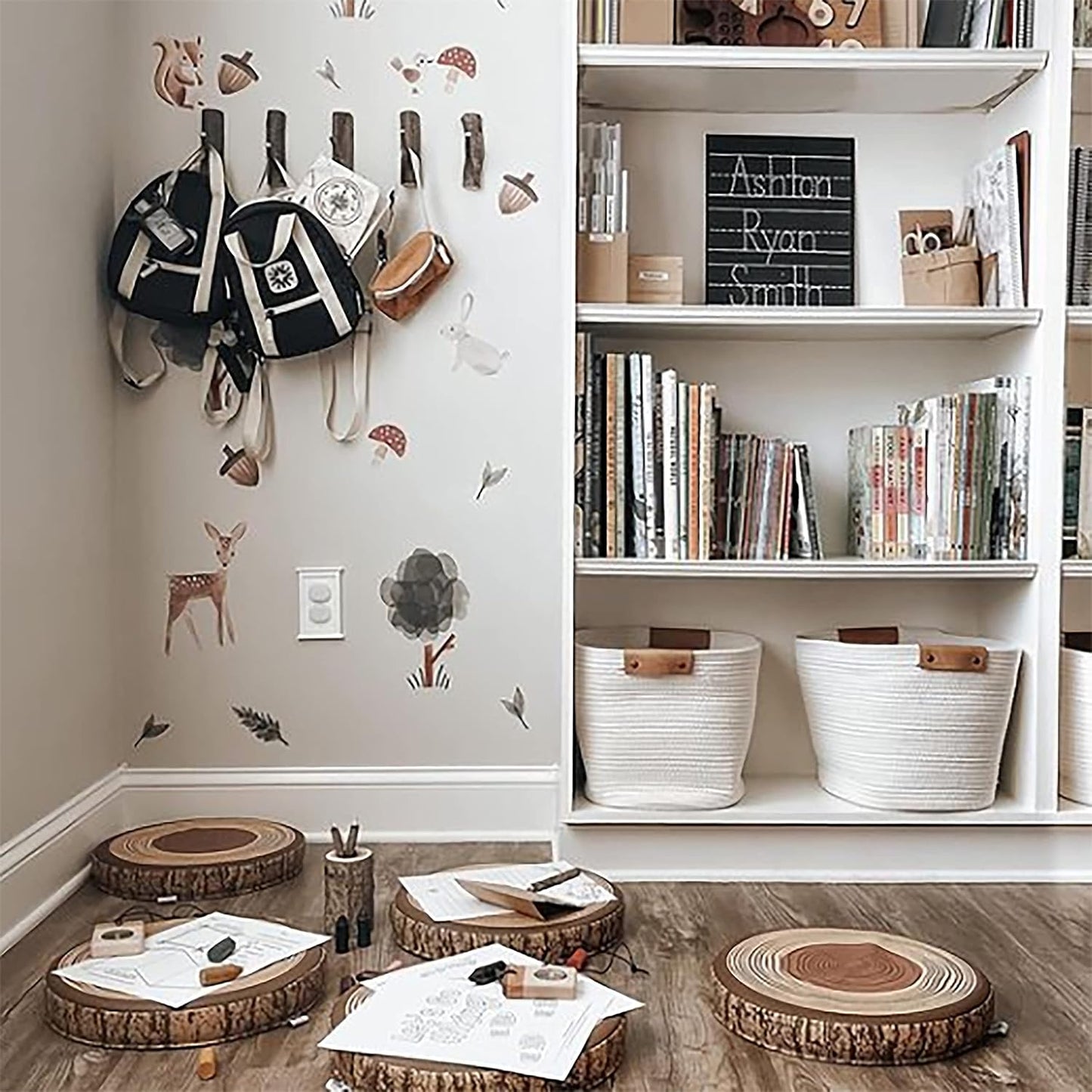 SoftZone 樹幹造型地墊6件組 Tree Floor Cushions