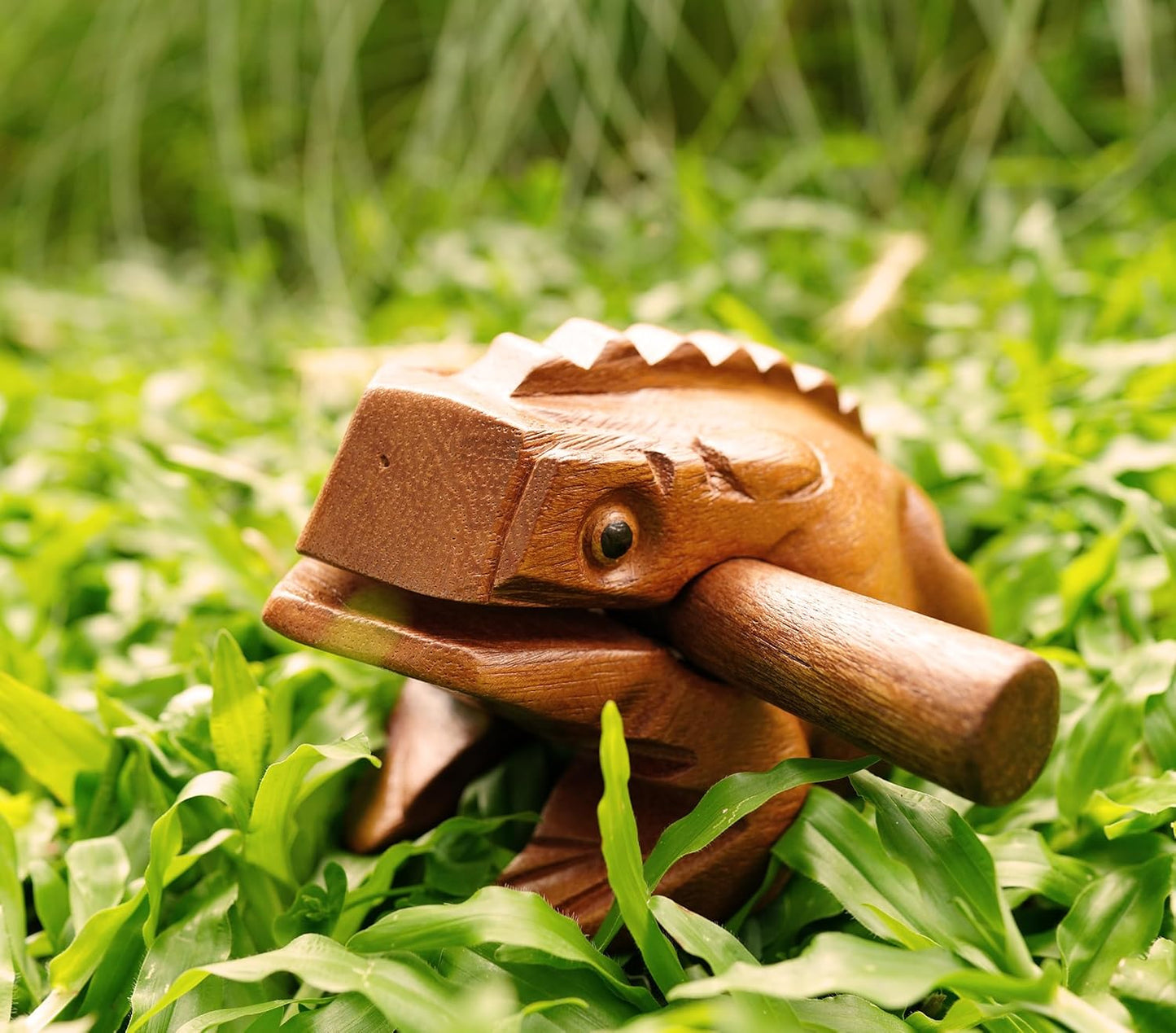 青蛙刮瓜木製樂器 Frog Guiro Wooden Instrument