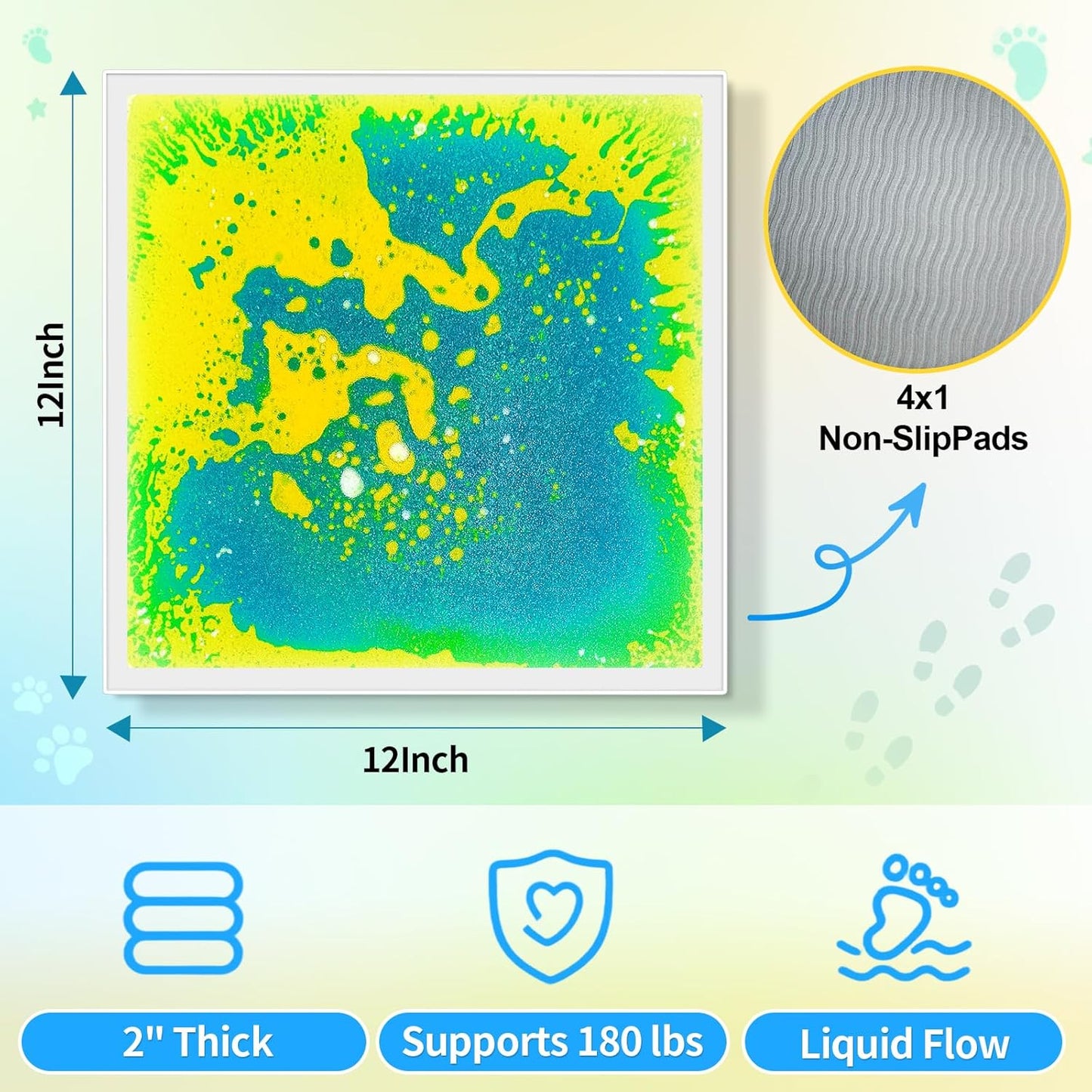 液態流光感應平衡石 4/6 入組 Liquid Light-Up Stepping Stones 4/6-Pack