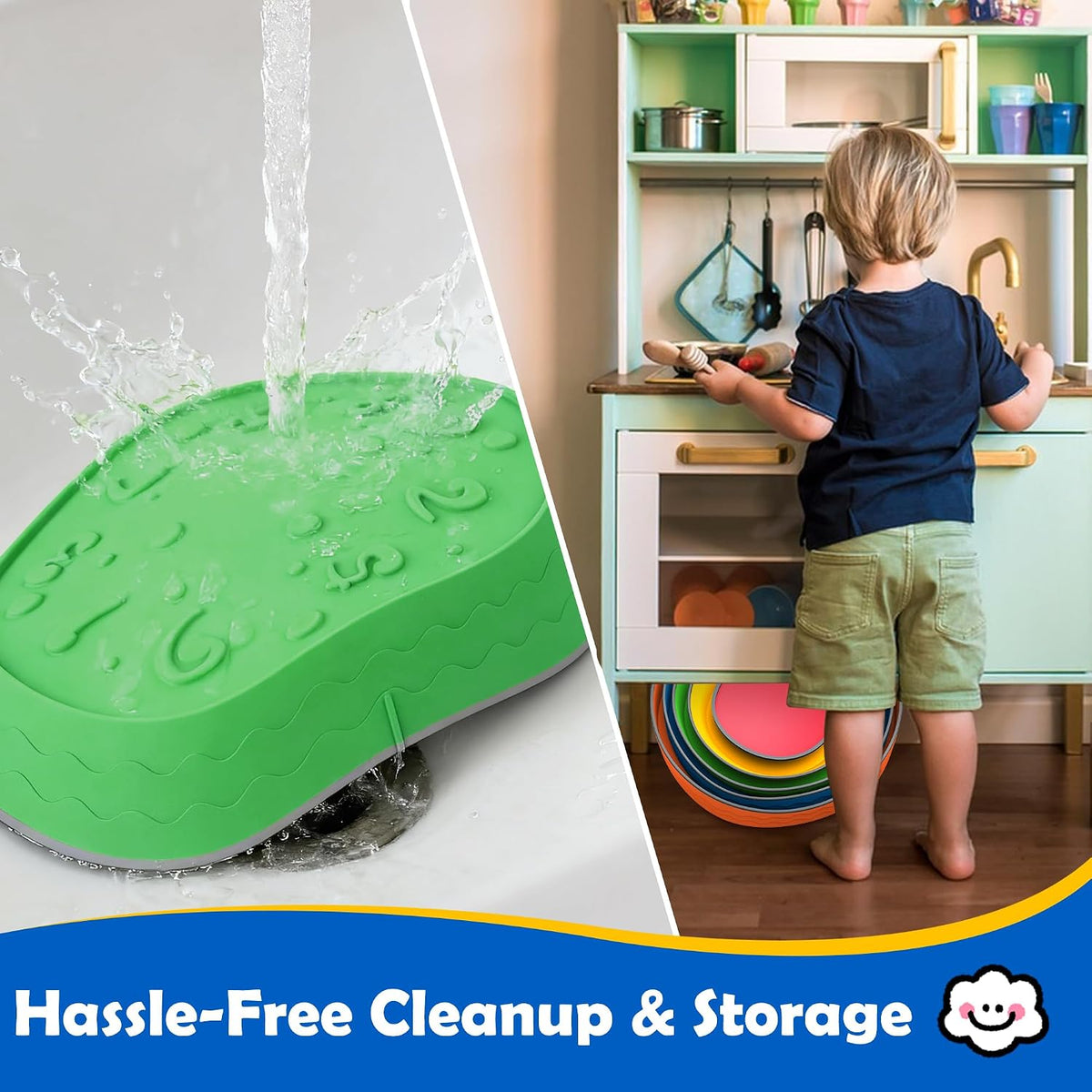 彩虹過河石 34×9cm(5件套)Rainbow Balance Stepping Stones