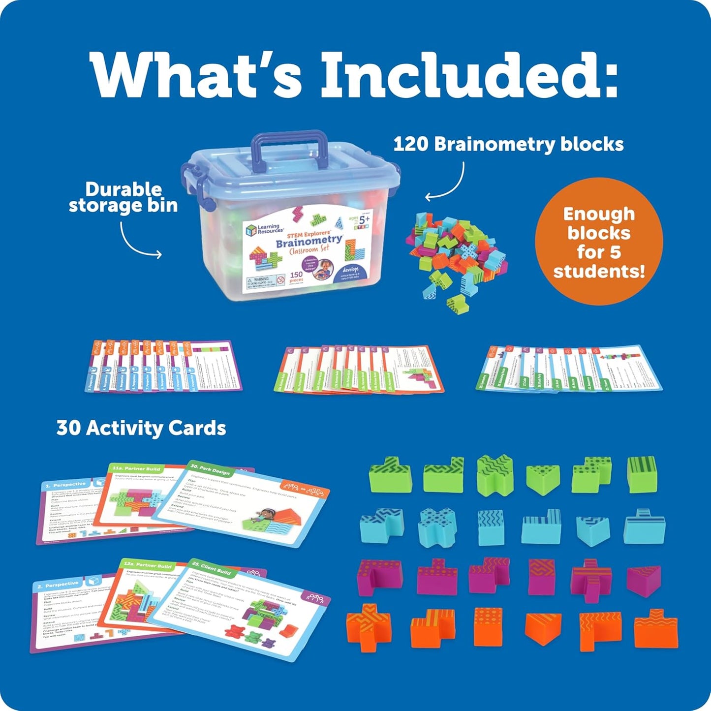 Learning Resources 腦力幾何教室組 Brainometry Classroom Set