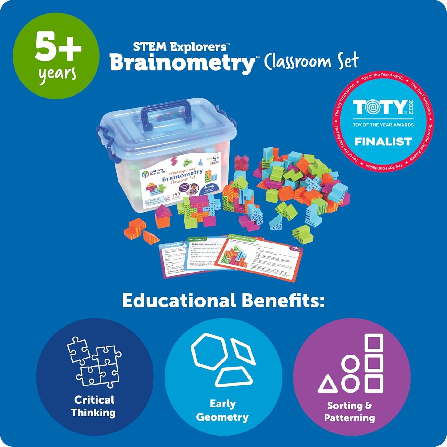 Learning Resources 腦力幾何教室組 Brainometry Classroom Set