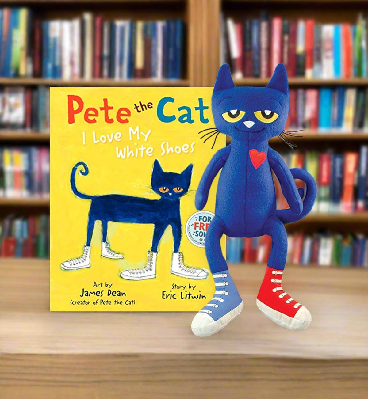 MerryMakers 皮皮貓絨毛玩偶 Pete the Cat Plush Doll