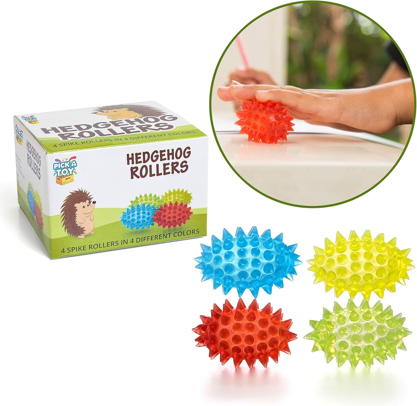 觸覺刺激球 4件裝 Spiky Balls Stim Toy 4-Pack