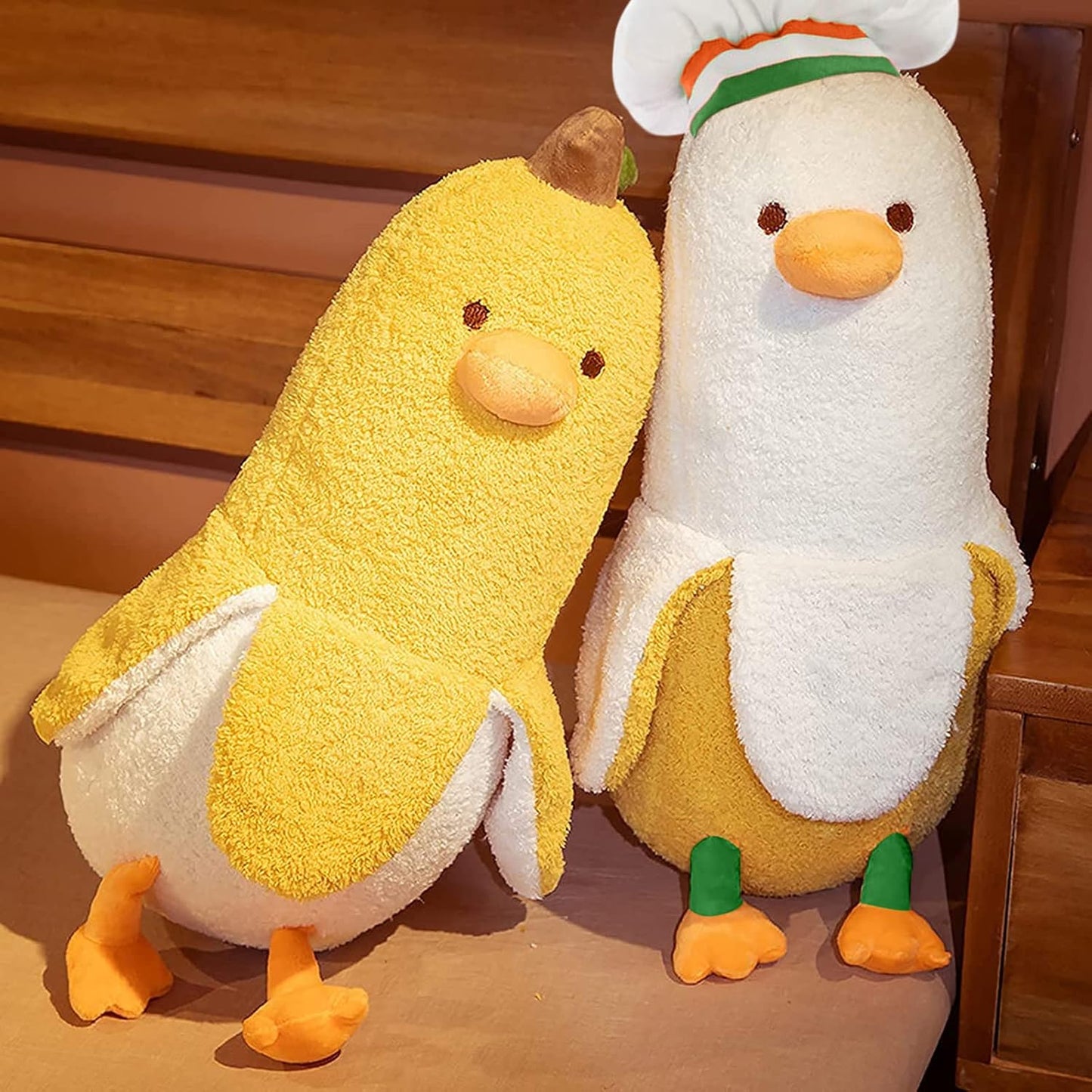 PEACH CAT 香蕉鴨絨毛擢擁抱枕 Banana Duck Hugging Pillow