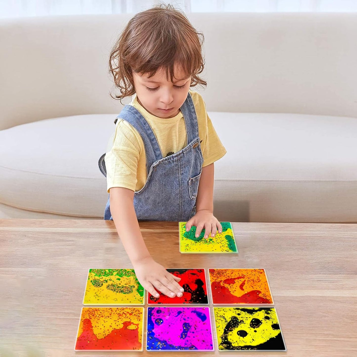正方形液態感統玩具 12入組 Square Liquid Motion Toys 12-Pack