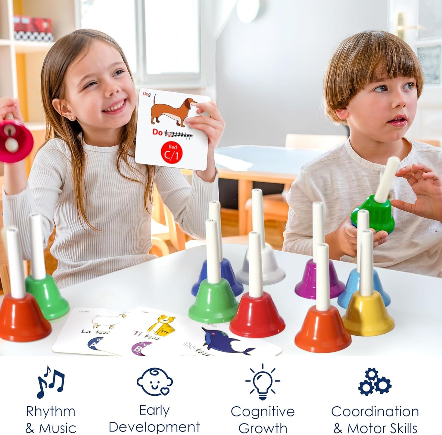 MiniArtis 兒童手搖鈴套裝 Kids Hand Bells Set